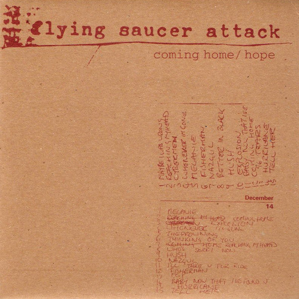 Flying Saucer Attack : Coming Home / Hope (7", Single, Ltd)
