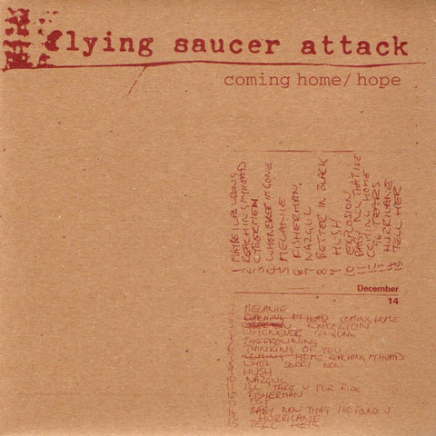Flying Saucer Attack : Coming Home / Hope (7", Single, Ltd)