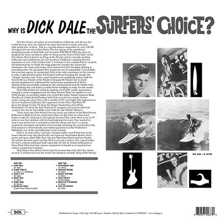 Dick Dale And His Del-Tones* : Surfers' Choice (LP, Album, RE, 180)