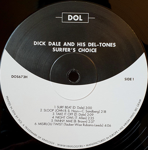 Dick Dale And His Del-Tones* : Surfers' Choice (LP, Album, RE, 180)