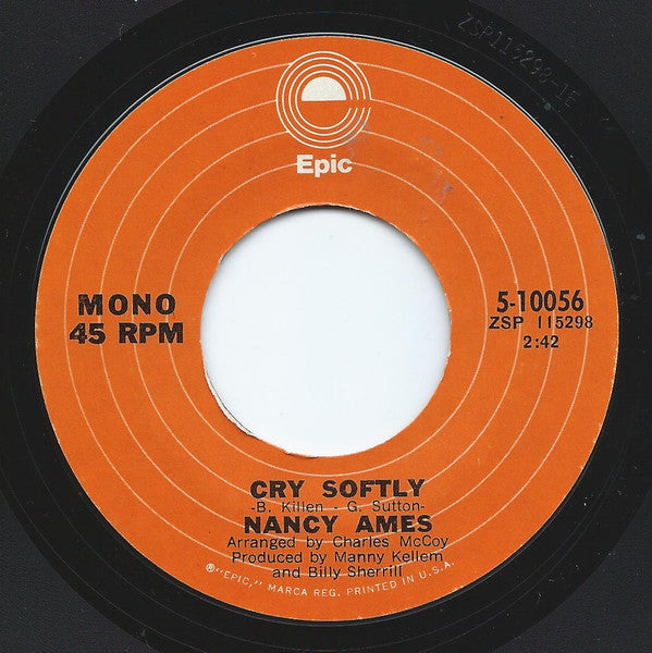 Nancy Ames : I Don't Want To Talk About It (7", Single, RE)