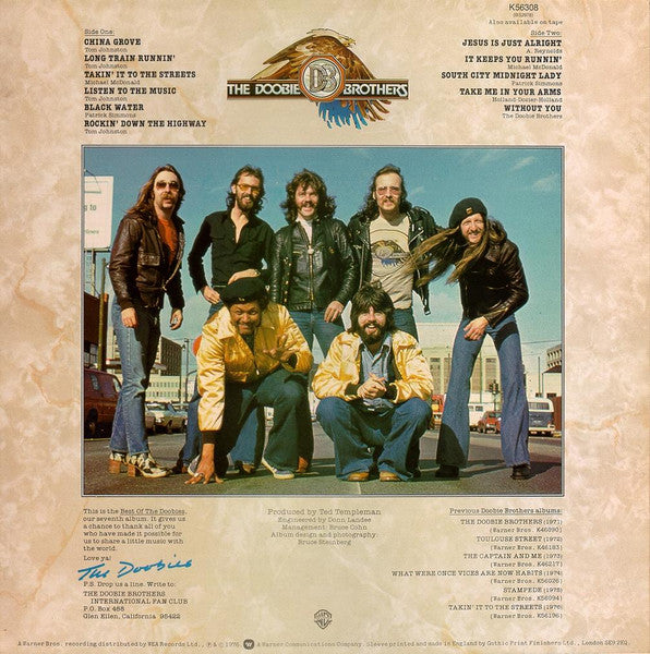 The Doobie Brothers : Best Of The Doobies (LP, Comp, RP, Bei)