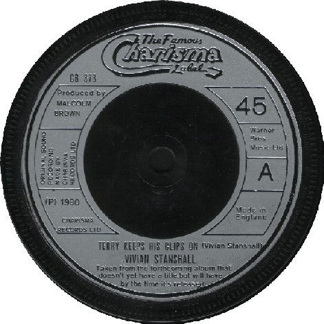 Vivian Stanshall : Terry Keeps His Clips On (7", Single)