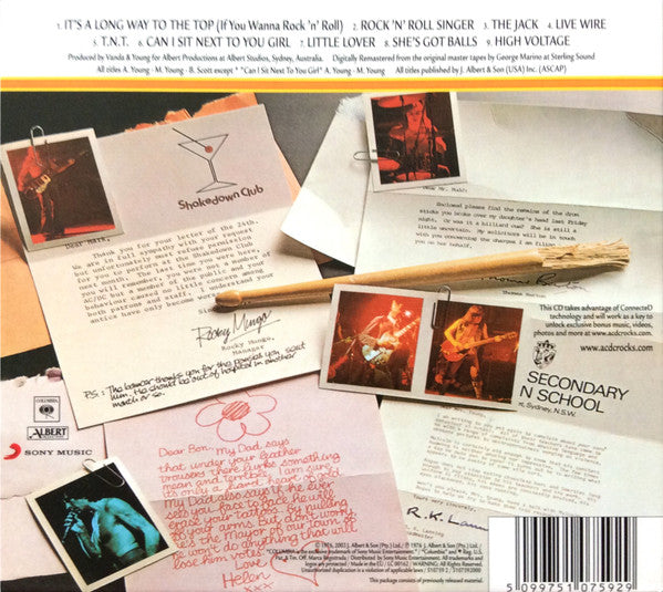 AC/DC : High Voltage (CD, Album, RE, RM, S/Edition)