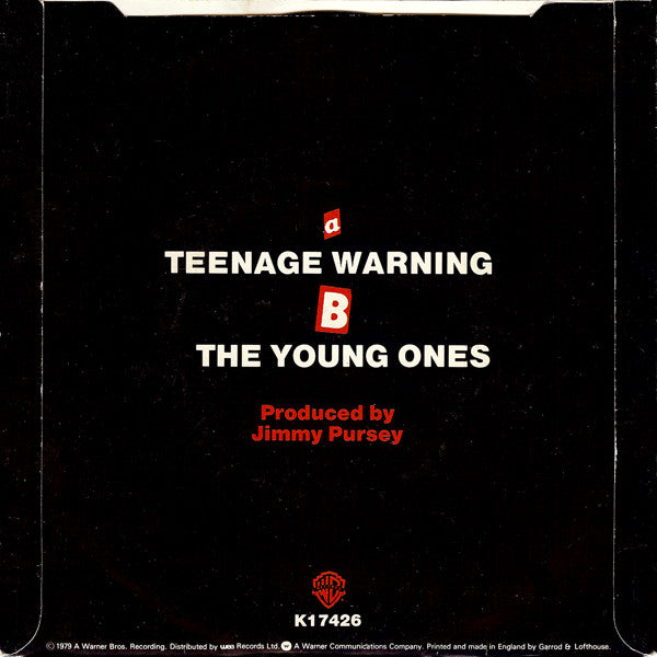 Angelic Upstarts : Teenage Warning (7", Single, Sol)