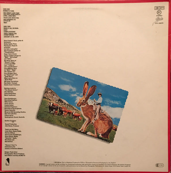 Steve Forbert : Jackrabbit Slim (LP, Album)