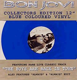 Bon Jovi : Always (12", Ltd, Blu)