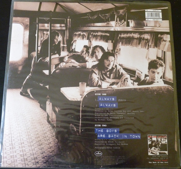 Bon Jovi : Always (12", Ltd, Blu)