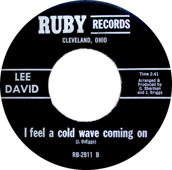 Lee David (2) : Temptation Is Callin' My Name (7", Unofficial)