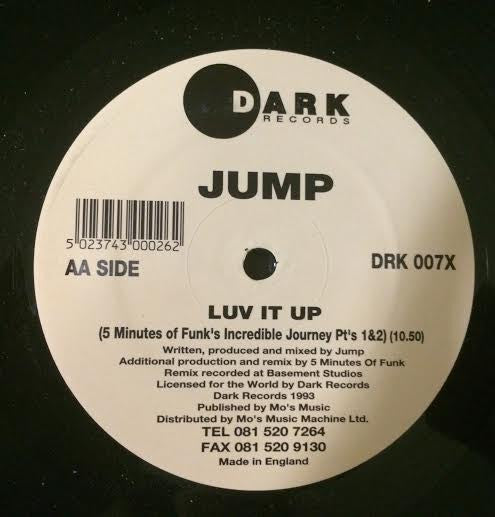 Jump : Funkatarium B/W Luv It Up (The 1994 Remixes) (2x12", Ltd, Dou)