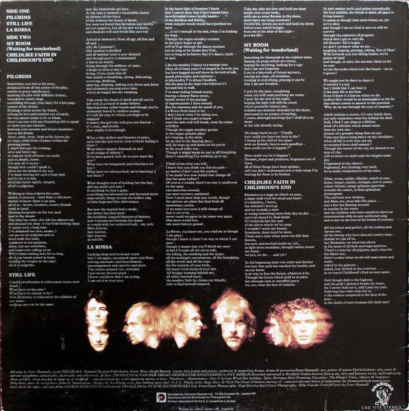 Van Der Graaf Generator : Still Life (LP, Album, Mad)