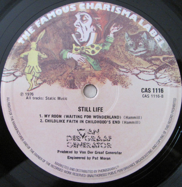 Van Der Graaf Generator : Still Life (LP, Album, Mad)