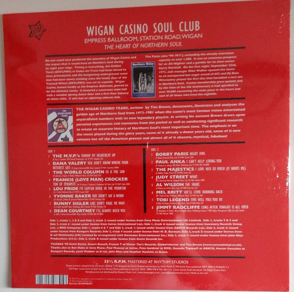 Various : The Heart Of Northern Soul - Wigan Casino Soul Club (LP, Album, Comp, Ltd)