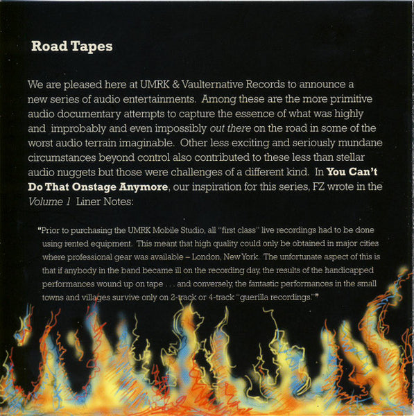 Frank Zappa : Road Tapes, Venue #1 (2xCD, Album, RE)