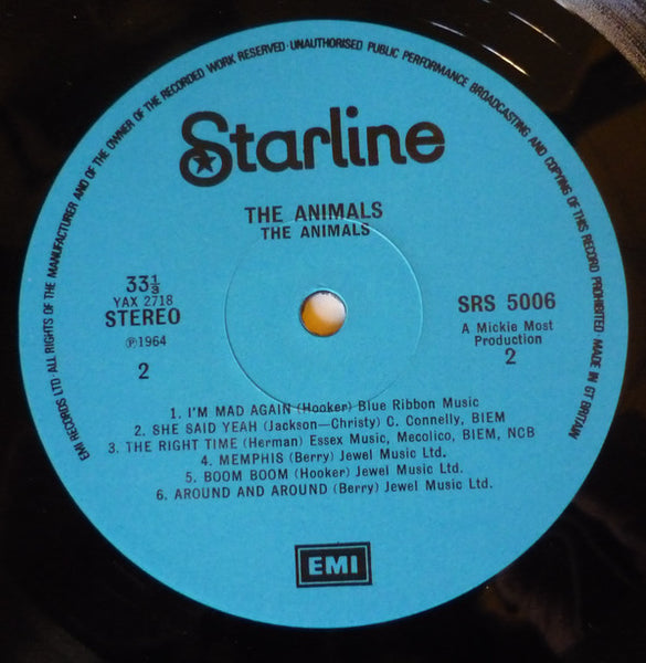 The Animals : The Animals (LP, Album, RE)