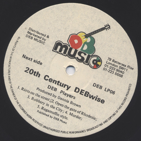 DEB Players* : 20th. Century Deb-Wise (LP, Album)