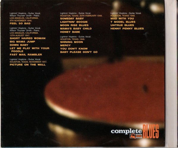 Lightnin' Hopkins : Short Haired Woman (CD, Comp)