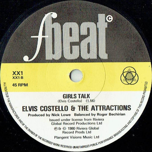 Elvis Costello And The Attractions* : I Can't Stand Up For Falling Down (7", Single)