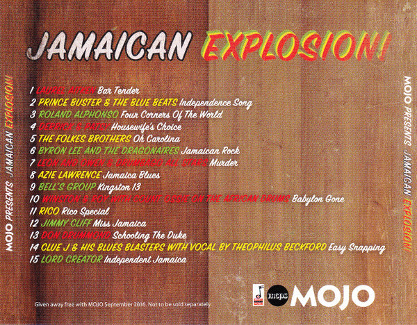 Various : Jamaican Explosion! (CD, Comp)
