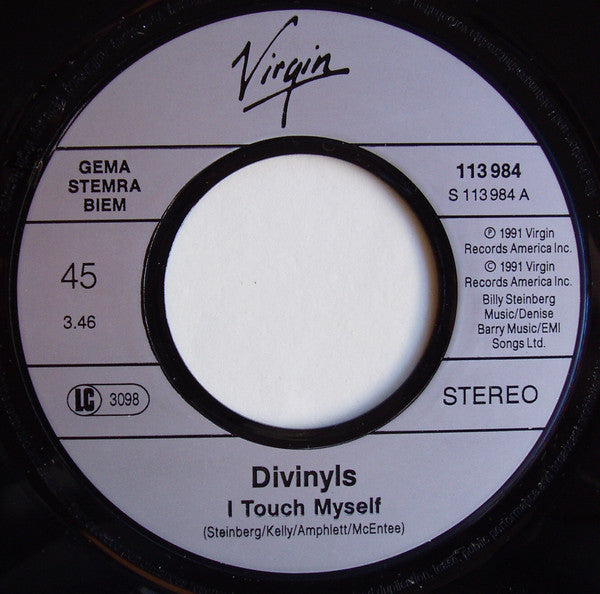 Divinyls : I Touch Myself (7", Single)