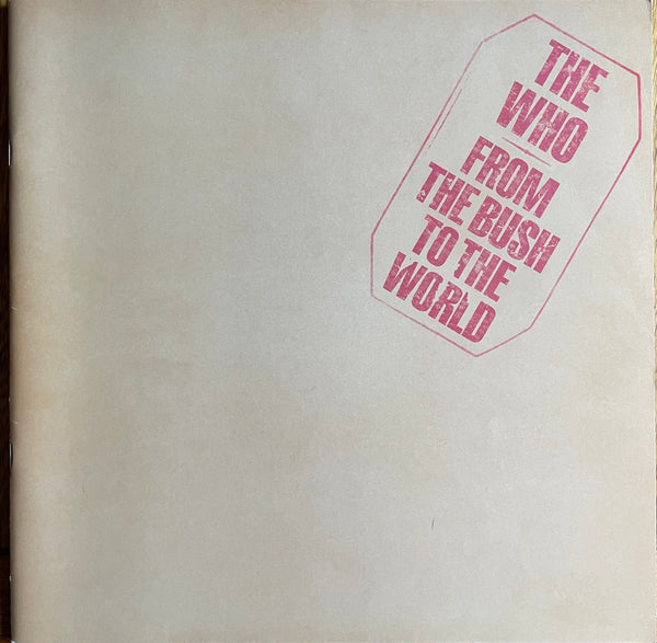 The Who - From the Bush to the World Tour Programme 2000