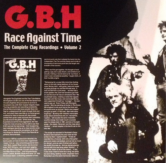 G.B.H* : Race Against Time: The Complete Clay Recordings Volume 2 (2xLP, Comp, Ltd, Cle)