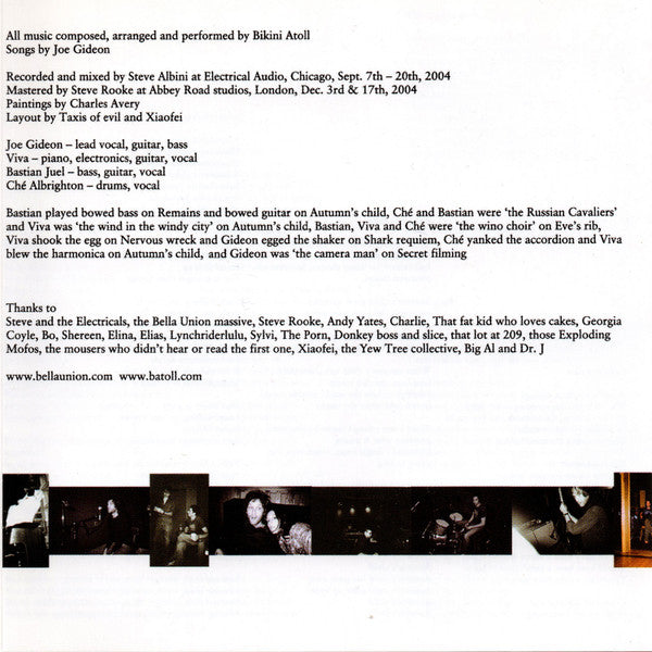 Bikini Atoll : Liar's Exit (CD, Album)