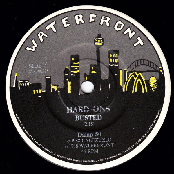 Hard-Ons : Busted! (7", Single)
