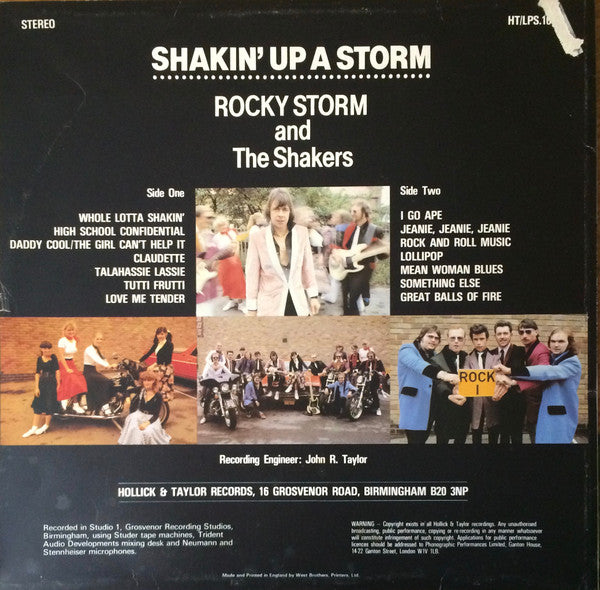 Rocky Storm And The Shakers : Shakin' Up A Storm (LP, Album)