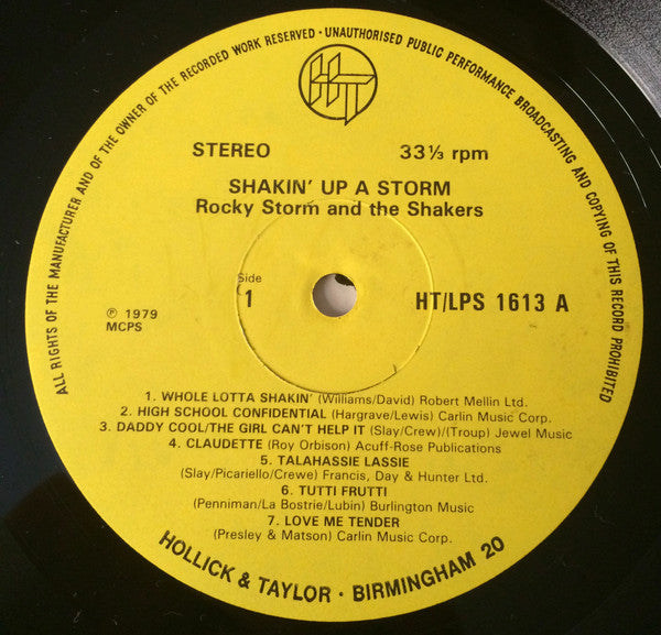 Rocky Storm And The Shakers : Shakin' Up A Storm (LP, Album)