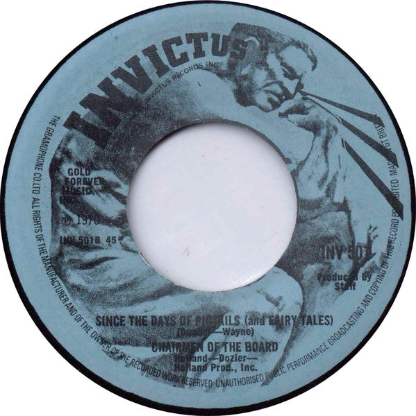 Chairmen Of The Board : Give Me Just A Little More Time (7", Single, Bla)