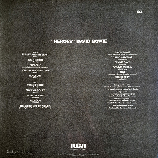 David Bowie : "Heroes" (LP, Album)