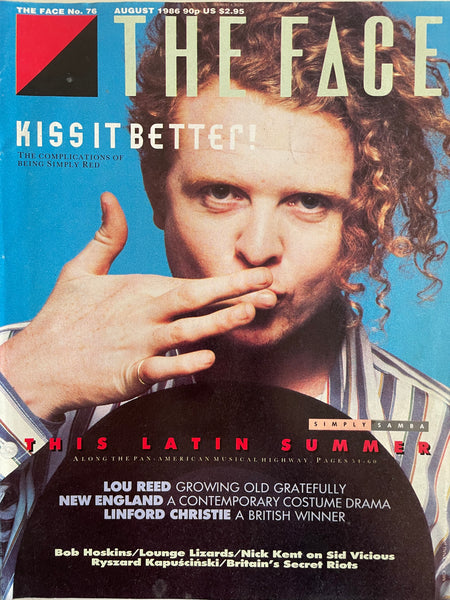 The Face No. 76 August 1986 - Simply Red