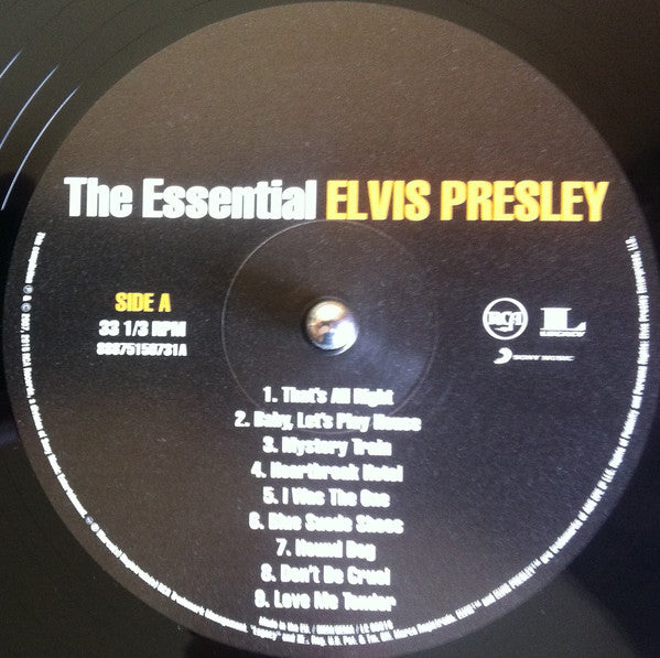 Elvis Presley : The Essential Elvis Presley (2xLP, Comp)