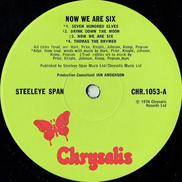 Steeleye Span : Now We Are Six (LP, Album)