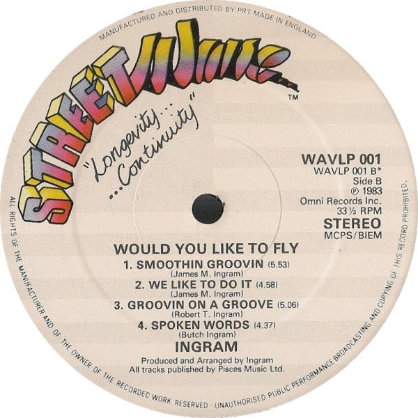 Ingram : Would You Like To Fly (LP, Album + 12", Ltd)