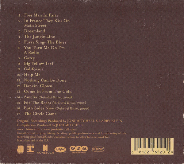 Joni Mitchell : Dreamland (CD, Comp, RM)