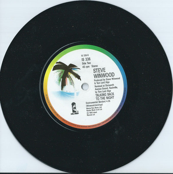 Steve Winwood : Valerie (7", Pap)