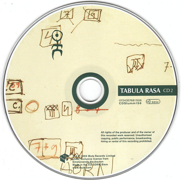 Einstürzende Neubauten : Tabula Rasa (2xCD, RE, RM, Dig)