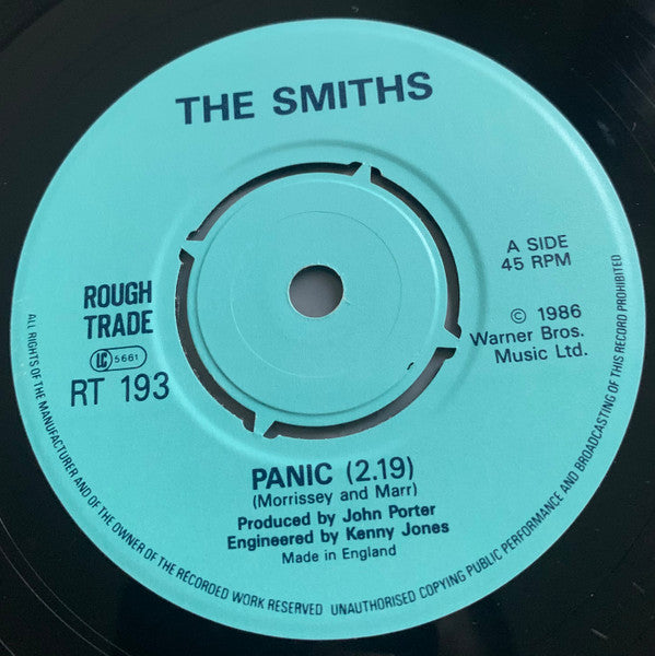 Smiths* : Panic (7", Single, EMI)