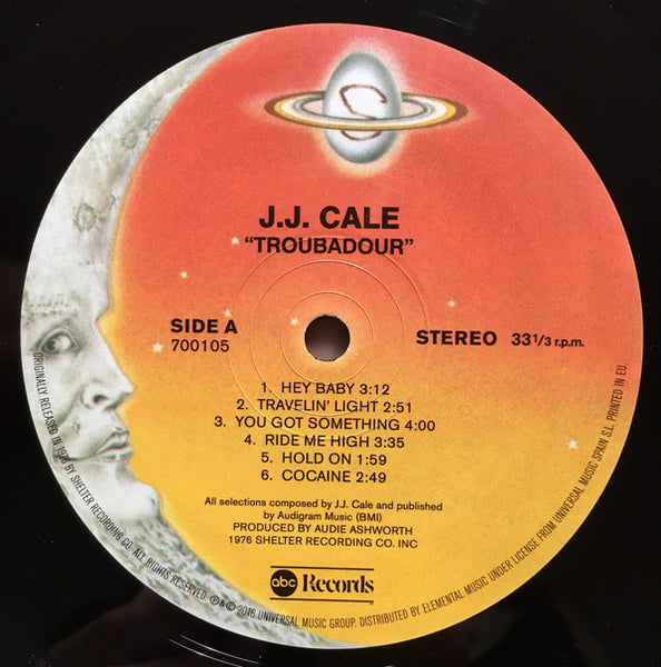 J.J. Cale : Troubadour (LP, Album, Ltd, RE, 180)