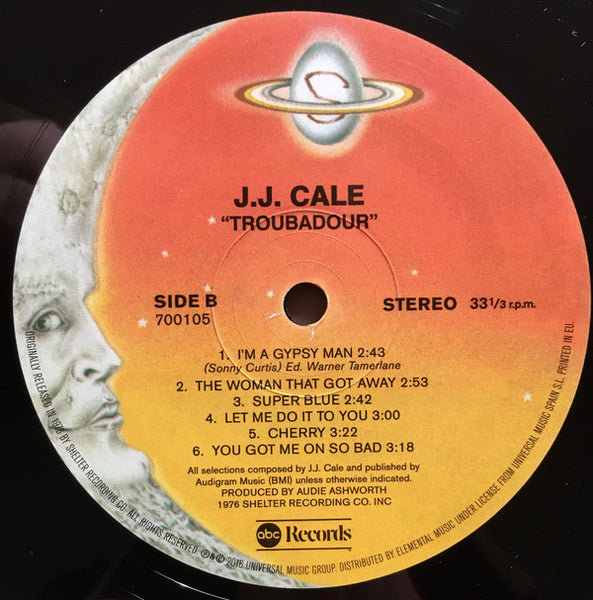 J.J. Cale : Troubadour (LP, Album, Ltd, RE, 180)
