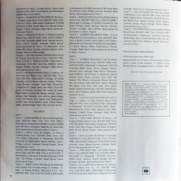 Woody Herman : The Thundering Herds (3xLP, Comp, Mono, RE + Box)