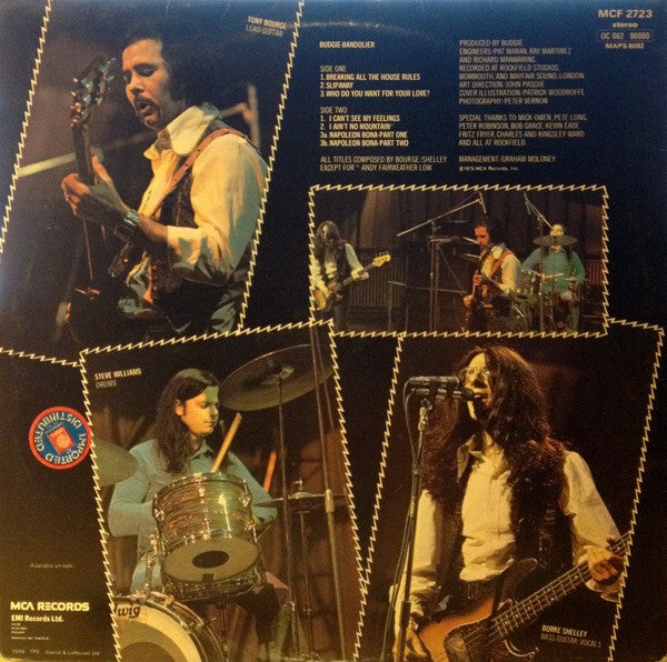 Budgie : Bandolier (LP, Album)