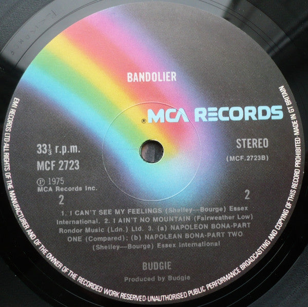 Budgie : Bandolier (LP, Album)