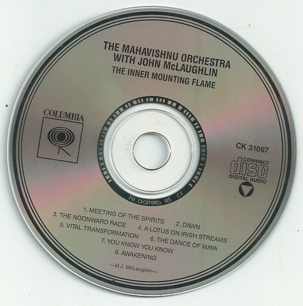 The Mahavishnu Orchestra* With John McLaughlin : The Inner Mounting Flame (CD, Album, RE)