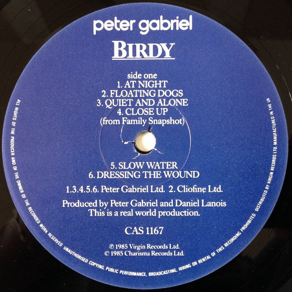 Peter Gabriel : Birdy (LP, Album)