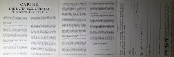 The Latin Jazz Quintet* + Eric Dolphy : Caribé (CD, Album, RE, RM)