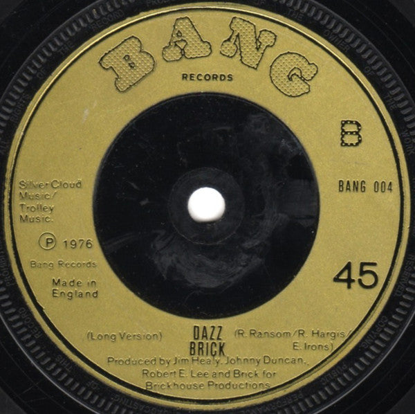 Brick : Dazz (7", Single, Sol)