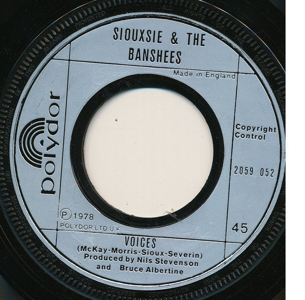 Siouxsie And The Banshees* : Hong Kong Garden (7", Single, Sil)